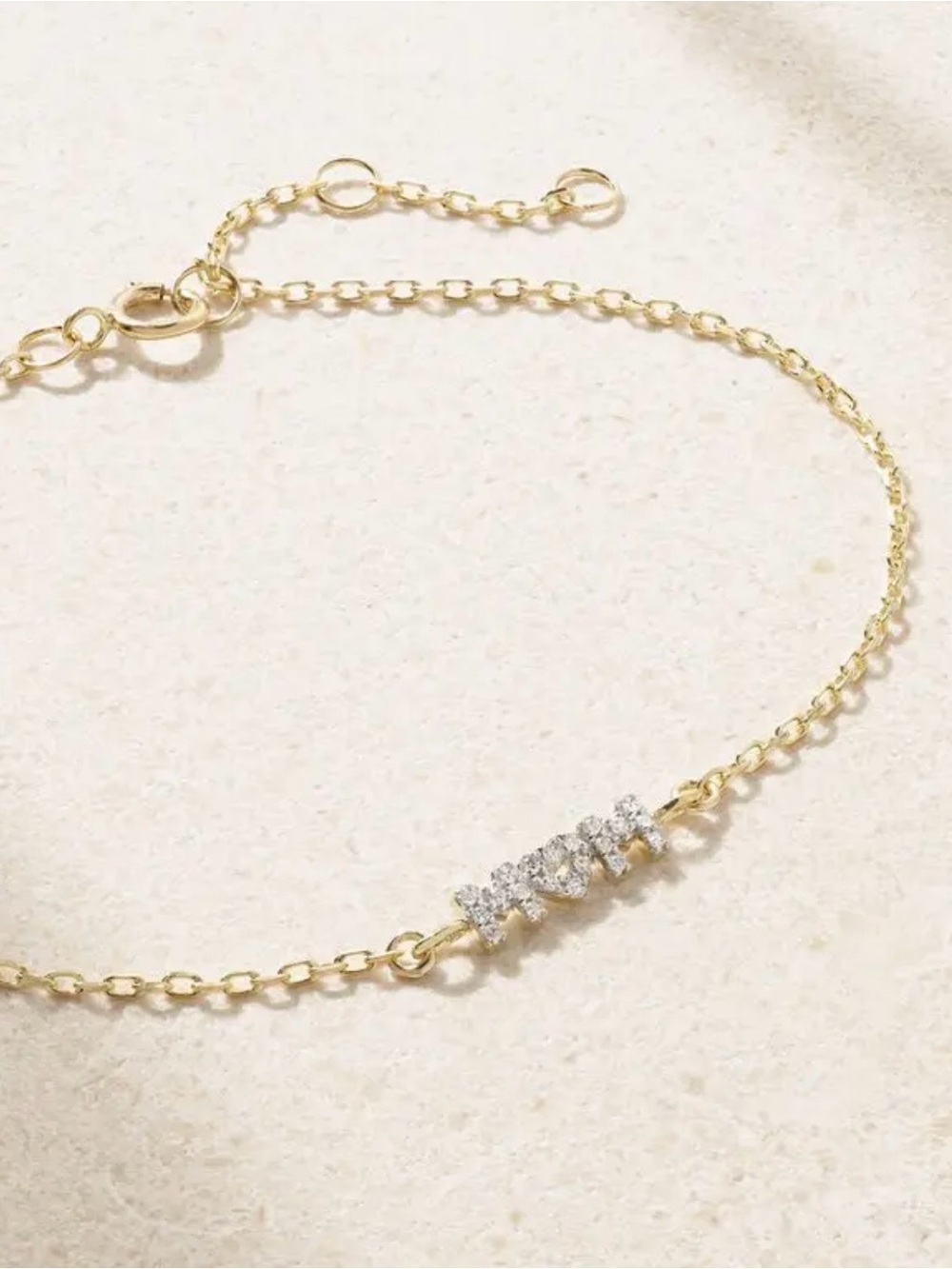 NWT STONE AND STRAND “MOM”  10K BRACELET